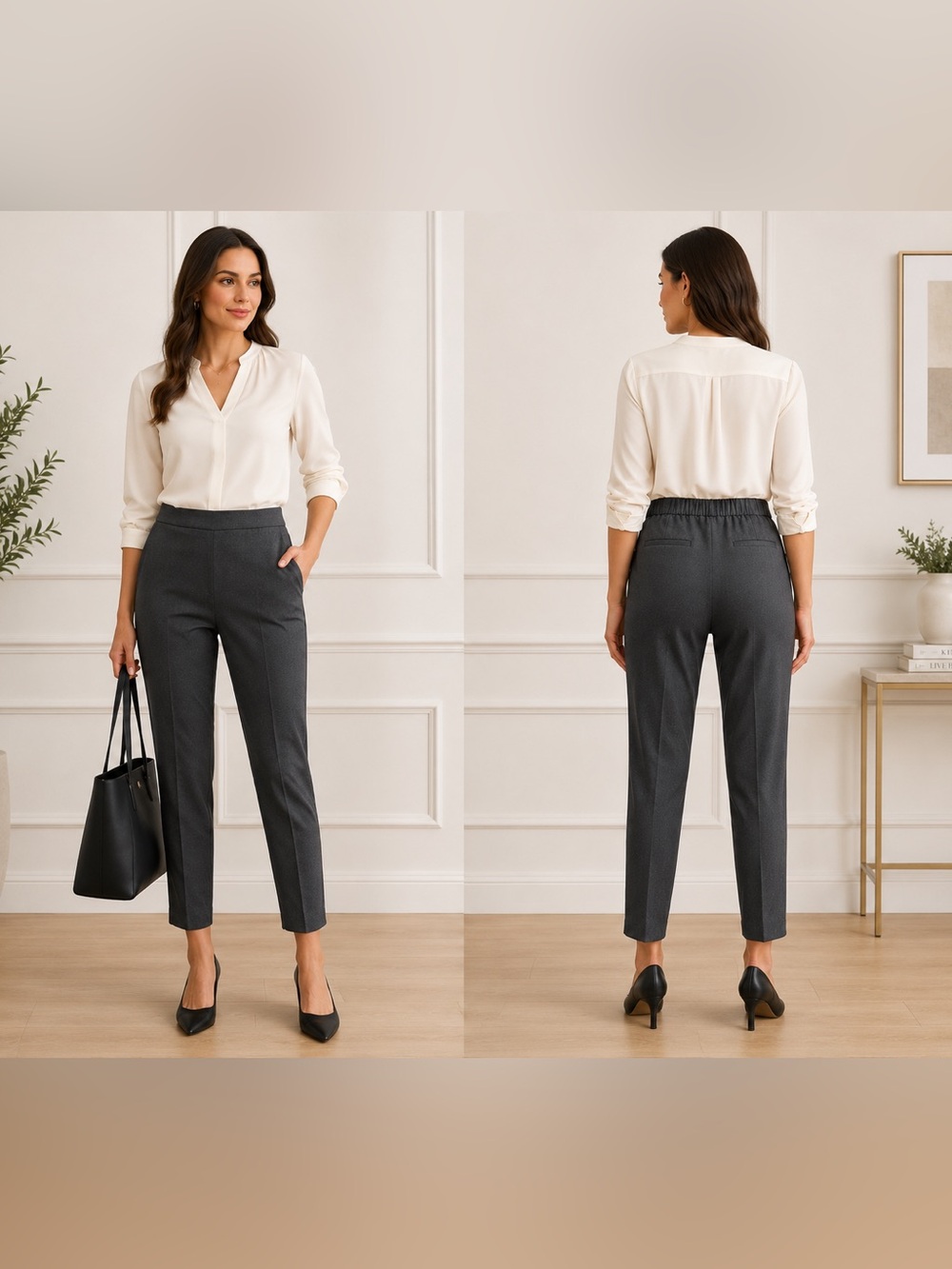 Banana Republic Grey Hayden Pants